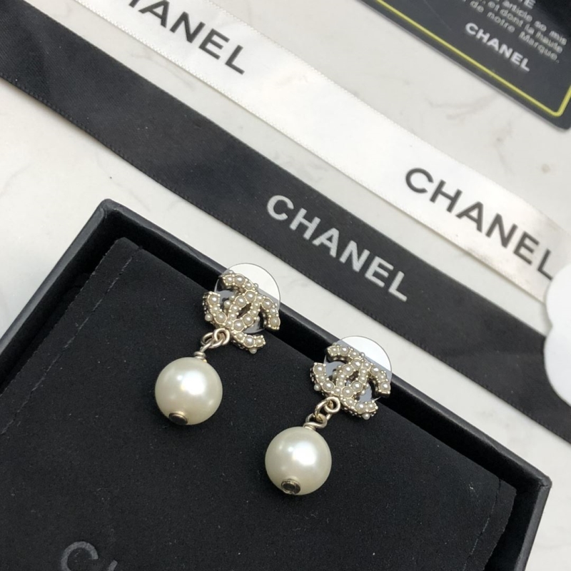 Ch*el earrings